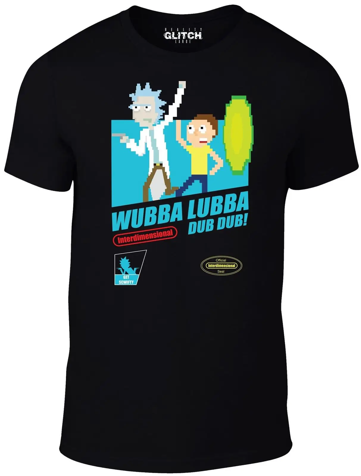 Reality Glitch Men's Wubba Lubba Dub Dub Rick & Morty T-Shirt Cartoon t shirt men Unisex New Fashion tshirt Loose Size
Reality Glitch Men's Wubba Lubba Dub Dub Rick & Morty T-Shirt Cartoon t shirt men Unisex New Fashion tshirt Loose Size