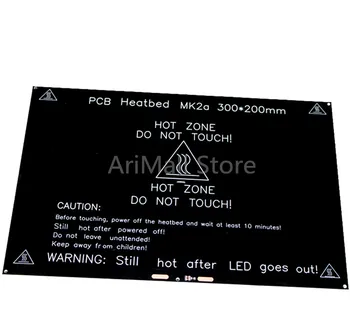 3D Printer MK2A latest Hotbed 12V 180W Aluminum plate heatbed 300*200*3mm PCB hotbed Aluminum Heated bed
3D Printer MK2A latest Hotbed 12V 180W Aluminum plate heatbed 300*200*3mm PCB hotbed Aluminum Heated bed