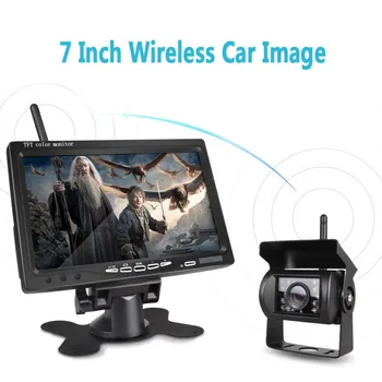 7" LCD Wireless Car Monitor HD Display Wired Reverse Night Version Camera Car Rearview Monitors for Truck with 2 Lens Auto Parts
7" LCD Wireless Car Monitor HD Display Wired Reverse Night Version Camera Car Rearview Monitors for Truck with 2 Lens Auto Parts
