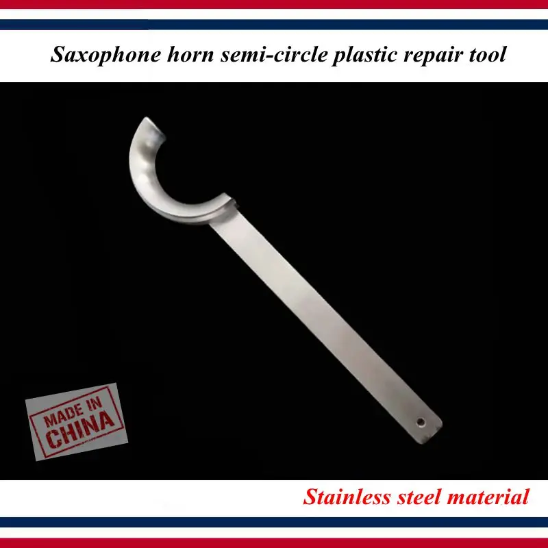 Wind instrument repair tool Saxophone Maintenance tool Saxophone horn semi-circle plastic repair tool
Wind instrument repair tool Saxophone Maintenance tool Saxophone horn semi-circle plastic repair tool