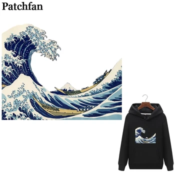 20pcs/lot Patchfan Hokusai Waves painting vintage DIY heat press sticker iron on patches Handmade clothes thermal transfer A2202
20pcs/lot Patchfan Hokusai Waves painting vintage DIY heat press sticker iron on patches Handmade clothes thermal transfer A2202