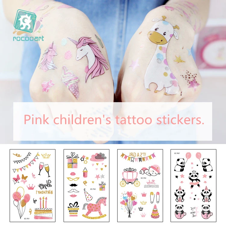 Rocooart Pink Tattoo Stickers For Girls Birthday Party Present Fake Tatuajes Panda Sheep Waterproof Temporary Tattoo Kids Taty
Rocooart Pink Tattoo Stickers For Girls Birthday Party Present Fake Tatuajes Panda Sheep Waterproof Temporary Tattoo Kids Taty