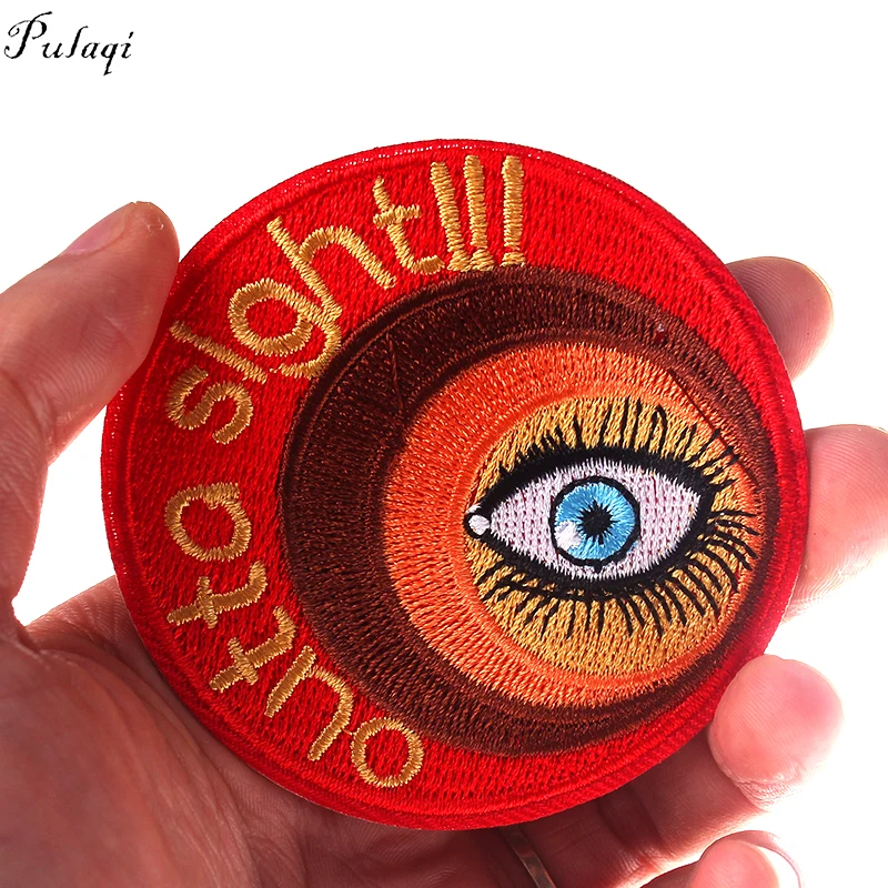 Pulaqi Eye Of Ability Iron On Patches Gesture Alien Eye of Life Rock Decor DIY Badge For Kids Clothing Embroidered Patches F
Pulaqi Eye Of Ability Iron On Patches Gesture Alien Eye of Life Rock Decor DIY Badge For Kids Clothing Embroidered Patches F