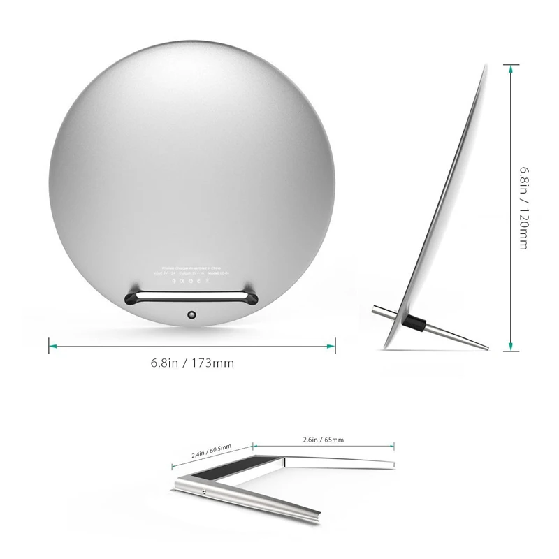 Wireless Charger For iPhone X 8 XS XR 10W USB Wireless Charging for Samsung Galaxy S8 S9 S7 S6 Qi USB Wireless Charger Holder (13)