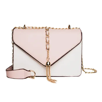 Sweet cute girl square bag 2019 summer new high quality PU leather Women's Designer Handbag Tassel Chain Shoulder Crossbody Bag
Sweet cute girl square bag 2019 summer new high quality PU leather Women's Designer Handbag Tassel Chain Shoulder Crossbody Bag