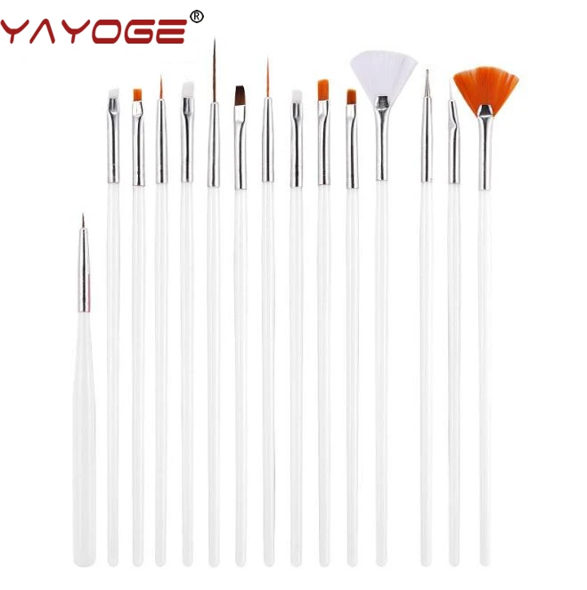 15pcs / sets Nail Art UV Gel Brush kolinsky acrylic Painting Dotting Pen Brushes Bundle Tool Kit tools Manicure DIY Salon
15pcs / sets Nail Art UV Gel Brush kolinsky acrylic Painting Dotting Pen Brushes Bundle Tool Kit tools Manicure DIY Salon