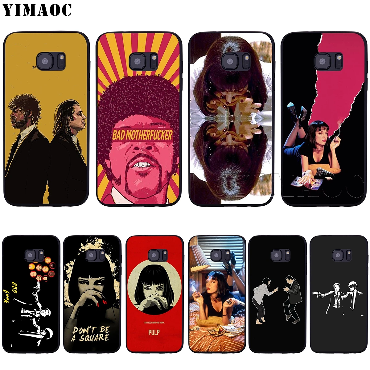YIMAOC Pulp Fiction Soft Silicone Case for Samsung Galaxy S6 S7 S10e Edge S8 S9 Plus A3 A5 A6 A7 A8 A9 J6 Note 8 9 2018
YIMAOC Pulp Fiction Soft Silicone Case for Samsung Galaxy S6 S7 S10e Edge S8 S9 Plus A3 A5 A6 A7 A8 A9 J6 Note 8 9 2018