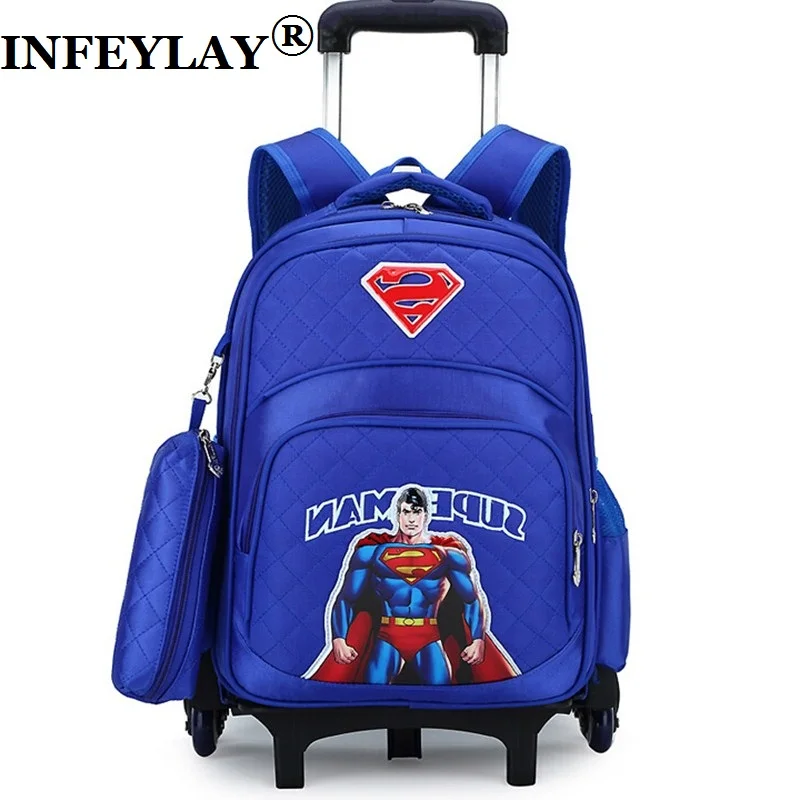 Superman anime luggage 3D child cartoon school bag students rolling suitcase Children travel backpack boy fashion Pencil case
Superman anime luggage 3D child cartoon school bag students rolling suitcase Children travel backpack boy fashion Pencil case
