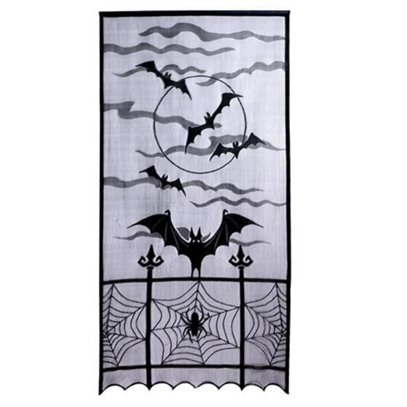 1Pcs 101x213cm Halloween Decorations Props Spider web Lace Door Curtain Decoration for Home Horror Decor Event Party Supplies
1Pcs 101x213cm Halloween Decorations Props Spider web Lace Door Curtain Decoration for Home Horror Decor Event Party Supplies