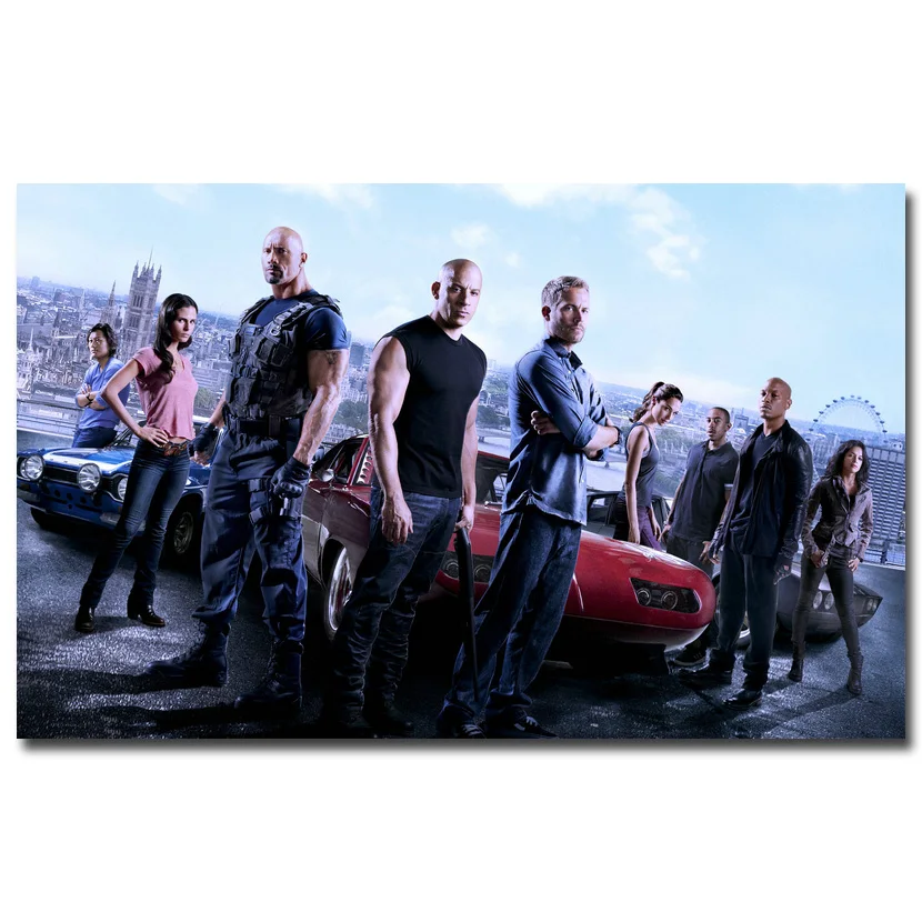 Fast and Furious 7 Art Silk Fabric Poster Print 13x20 24x36 inch Paul Walker Movie Picture for Living Room Wall Decoration 003
Fast and Furious 7 Art Silk Fabric Poster Print 13x20 24x36 inch Paul Walker Movie Picture for Living Room Wall Decoration 003