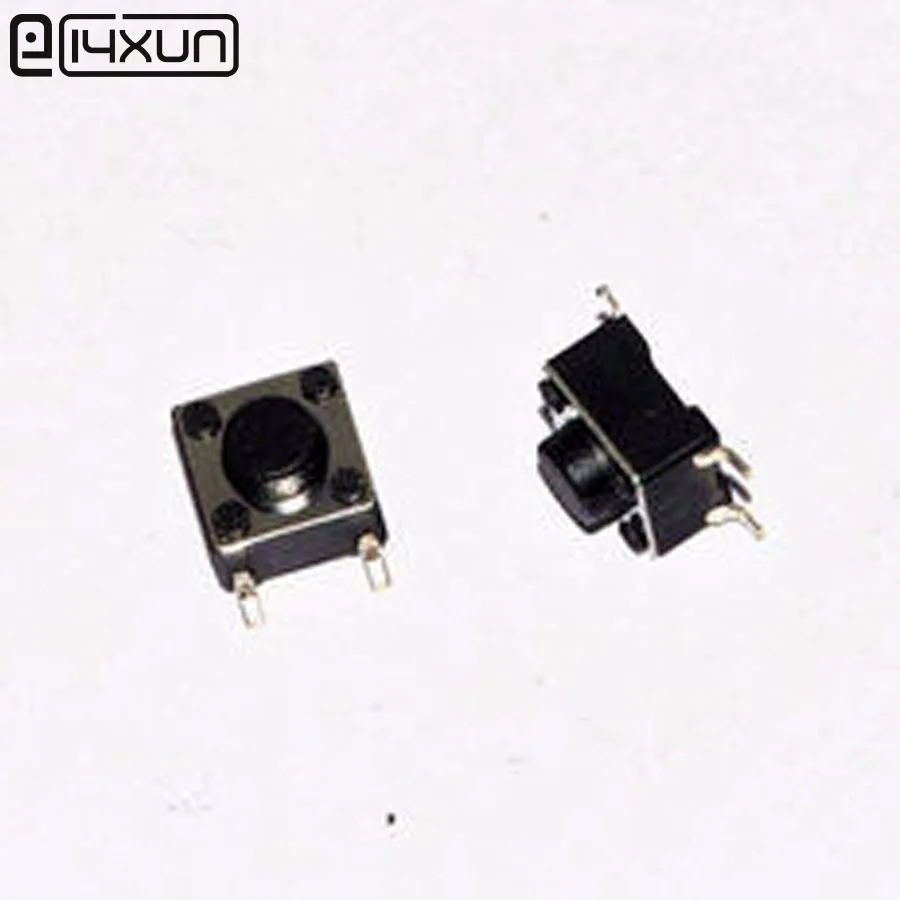 100 шт. 6*6 мм 4-контактный тактовый переключатель SMD 6x6 x/5/6/7/8/9/10/11/12 4P Micro кнопочный