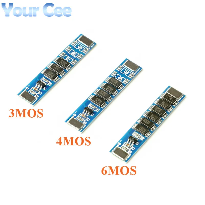 

1S 3.7V 3MOS 4MOS 6MOS 18650 Lithium Battery Protection Board li-ion PCB PCM BMS Charger Charging Module Diy Electronic