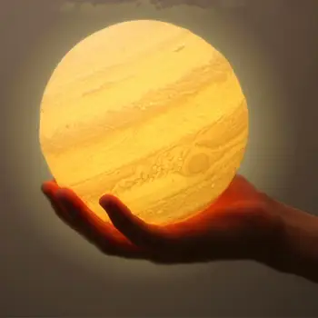 3D Light Print Jupiter Lamp Earth Moon Lamp Rechargeable Change Touch Usb Led Night Light Home Decor Creative Gift
3D Light Print Jupiter Lamp Earth Moon Lamp Rechargeable Change Touch Usb Led Night Light Home Decor Creative Gift