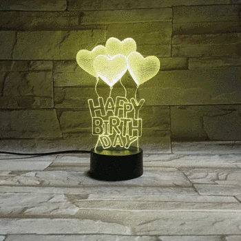 3D LED Lamp Love heart balloon bedside 7 Color Changing Lampara RGB Boy Child Kids Baby Birthday Gifts USB 3D LED Night Light
3D LED Lamp Love heart balloon bedside 7 Color Changing Lampara RGB Boy Child Kids Baby Birthday Gifts USB 3D LED Night Light