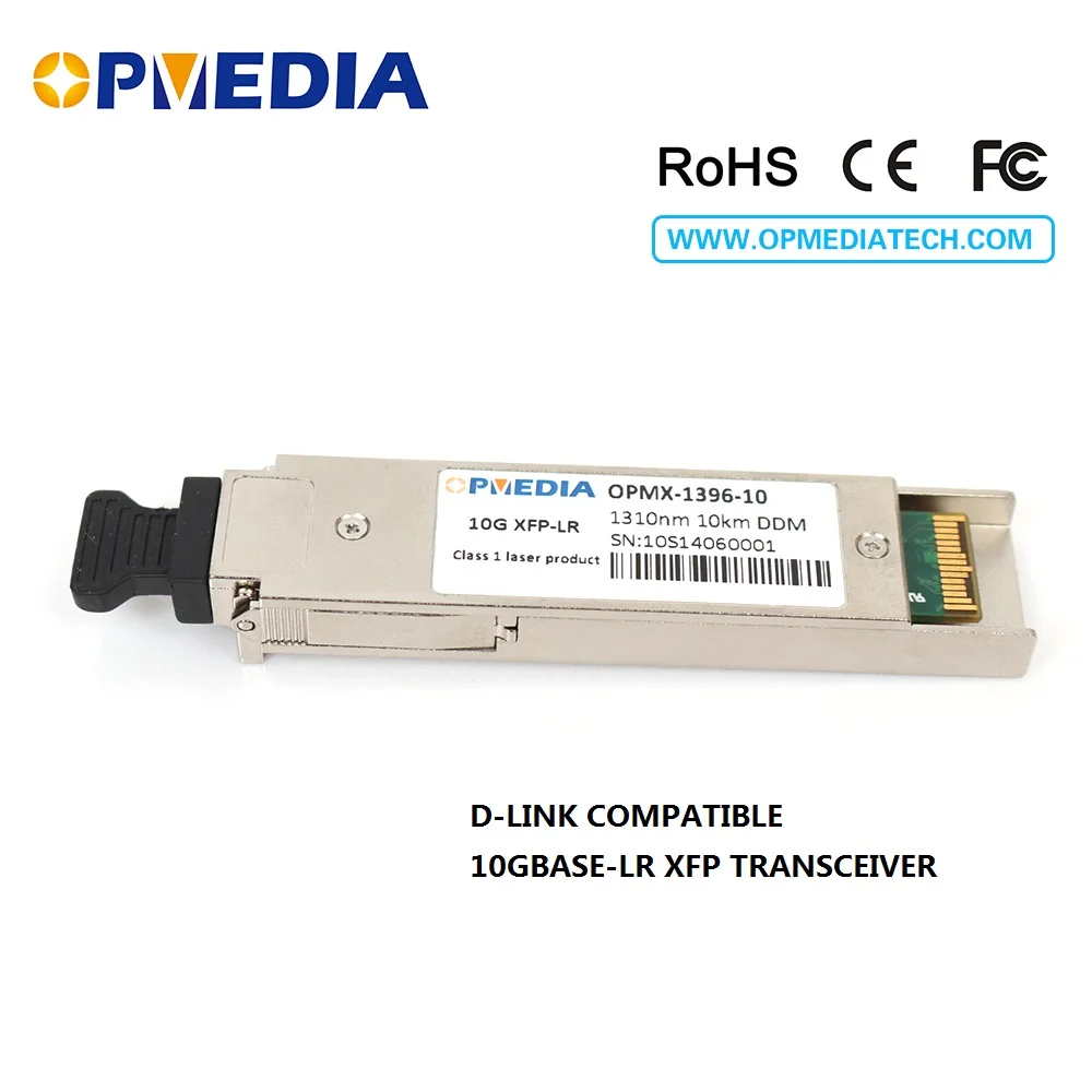 For D-Link 10GBASE-LR,10G 1310nm 10KM XFP transceiver,duplex LC connector,DDM function optical module
For D-Link 10GBASE-LR,10G 1310nm 10KM XFP transceiver,duplex LC connector,DDM function optical module