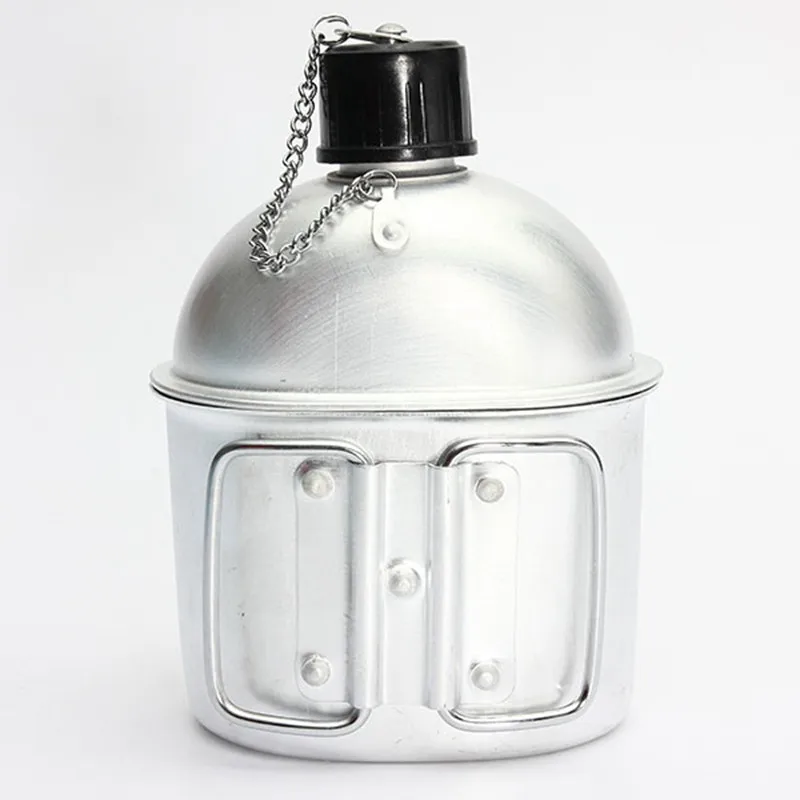 Hot Outdoor Sport Military Aluminum Stainless Steel Water Bottle Canteen Kettle + Army Green Cloth Cover Camping Picnic Travel
Hot Outdoor Sport Military Aluminum Stainless Steel Water Bottle Canteen Kettle + Army Green Cloth Cover Camping Picnic Travel