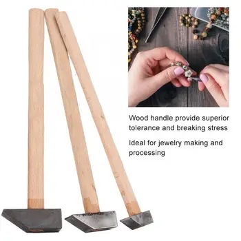 Professional 4"/ 5 ''/6 '' Wooden Handle Metal Hammer Jewelry Making Processing Hammer DIY Jewelry Making Tool for Jeweler a
Professional 4"/ 5 ''/6 '' Wooden Handle Metal Hammer Jewelry Making Processing Hammer DIY Jewelry Making Tool for Jeweler a