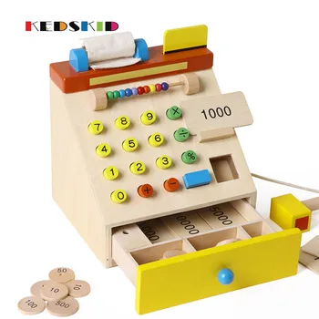 The restaurant kitchen toy house Cashier Cash Register with Calculator Toys Pretend Play Toy
The restaurant kitchen toy house Cashier Cash Register with Calculator Toys Pretend Play Toy