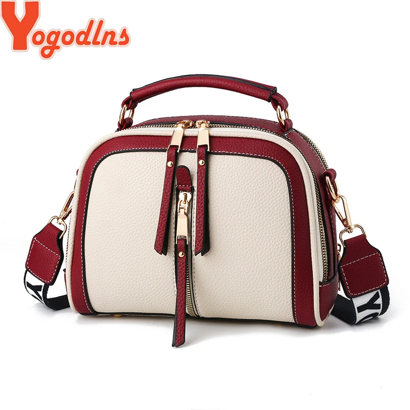 Yogodlns Personality stitching contrast color shoulder bag female 2019 niche design new chain portable diagonal small square bag
Yogodlns Personality stitching contrast color shoulder bag female 2019 niche design new chain portable diagonal small square bag