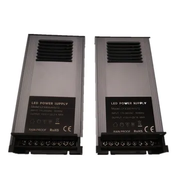 New 100% Big Power Rainproof power supply DC 12V 150W/350W/400W IP65 ultra-thin open waterproof switch power supply 175-240V AC
New 100% Big Power Rainproof power supply DC 12V 150W/350W/400W IP65 ultra-thin open waterproof switch power supply 175-240V AC