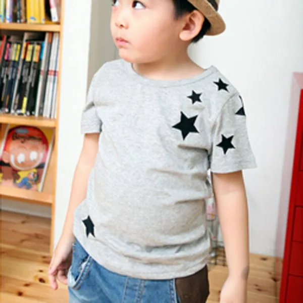 2-7Y Children Kids Boys Korean Version Star Pattern Short-Sleeved Cotton T-shirt for boys
2-7Y Children Kids Boys Korean Version Star Pattern Short-Sleeved Cotton T-shirt for boys