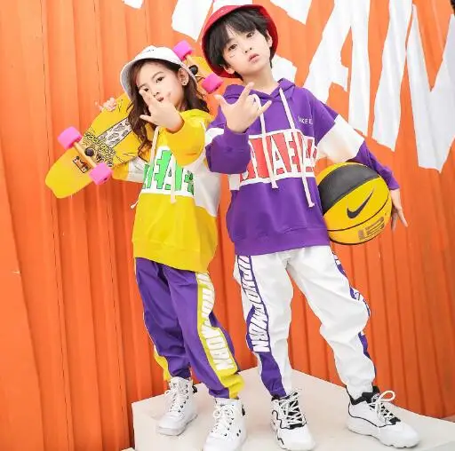 Children Hip Hop Clothes Autumn Boys Girls Hoodies Sweatshirt And Pant Teenage Street Dance Costumes Kids Sport Suit Outfits
Children Hip Hop Clothes Autumn Boys Girls Hoodies Sweatshirt And Pant Teenage Street Dance Costumes Kids Sport Suit Outfits