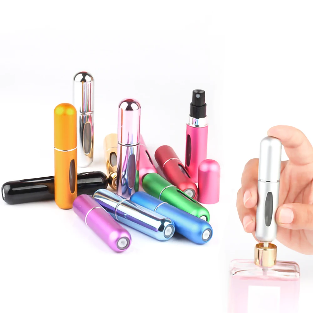 Travel Mini Refillable Perfume Bottles Portable 5cc/5ml Empty Atomizer Scent Pump Spray Case Airless Pump Aluminum Container
Travel Mini Refillable Perfume Bottles Portable 5cc/5ml Empty Atomizer Scent Pump Spray Case Airless Pump Aluminum Container