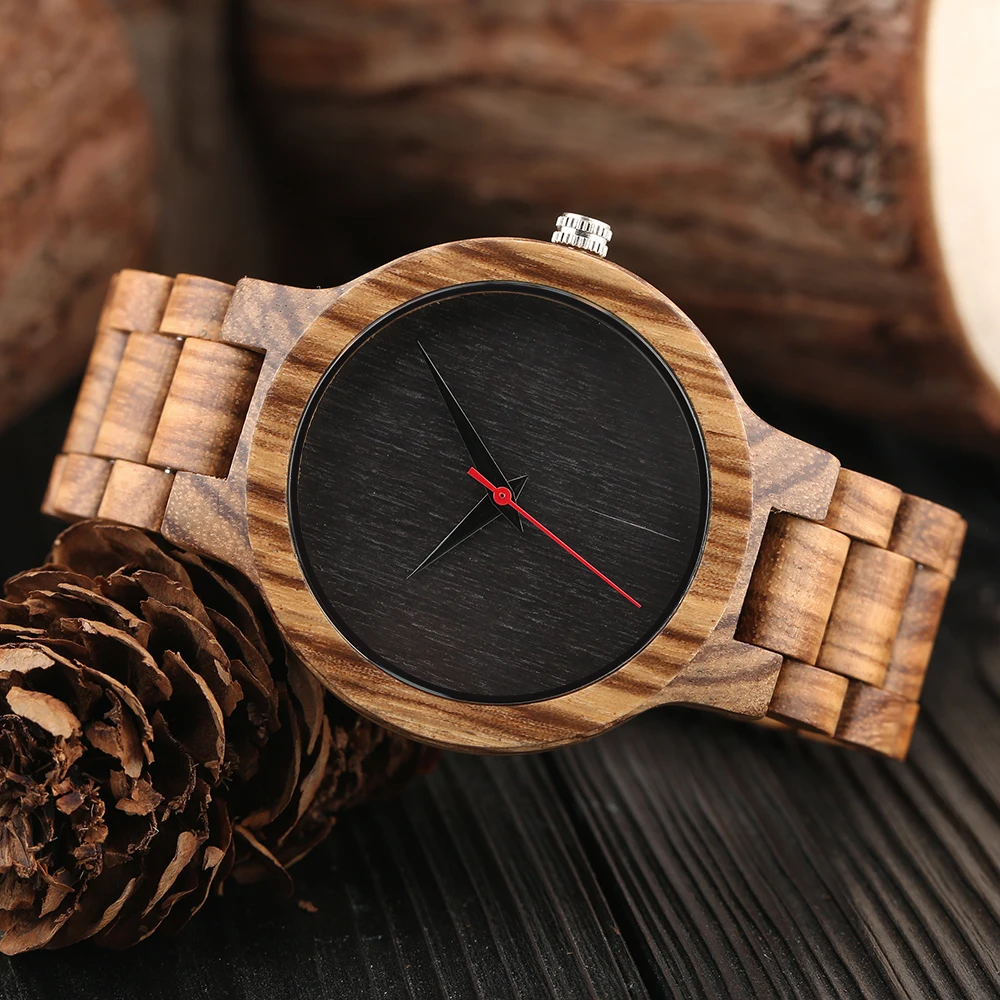 YISUYA Creative Bamboo Wood Wrist Watch Men Modern Handmade Nature Wood Quartz Men`s Watches Novel Timber Bangle Clock Relogio (9)