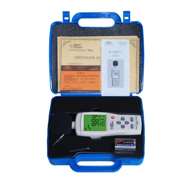 Smart Sensor AS824 Digital Sound Level Meter/sound pressure level 30~130dB Noise meter With Carry Box
Smart Sensor AS824 Digital Sound Level Meter/sound pressure level 30~130dB Noise meter With Carry Box