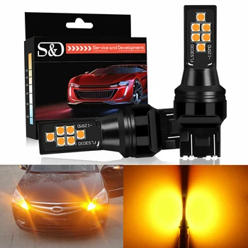 2 Pcs Car Light Bulbs Backup Reverse Lamp Turn Lights LED Signal Light T20-7443/7440 3030 Car Accessories Indicator Light 2019
2 Pcs Car Light Bulbs Backup Reverse Lamp Turn Lights LED Signal Light T20-7443/7440 3030 Car Accessories Indicator Light 2019