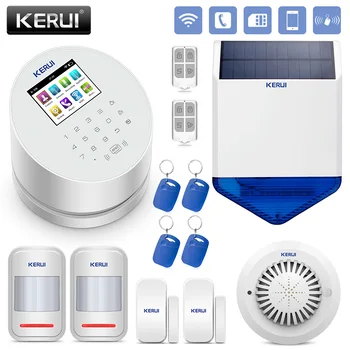 

KERUI Alarm Systems Security Home Smart Residential Wireless Alarm System Burglar Alarm WiFi/GSM/PSTN