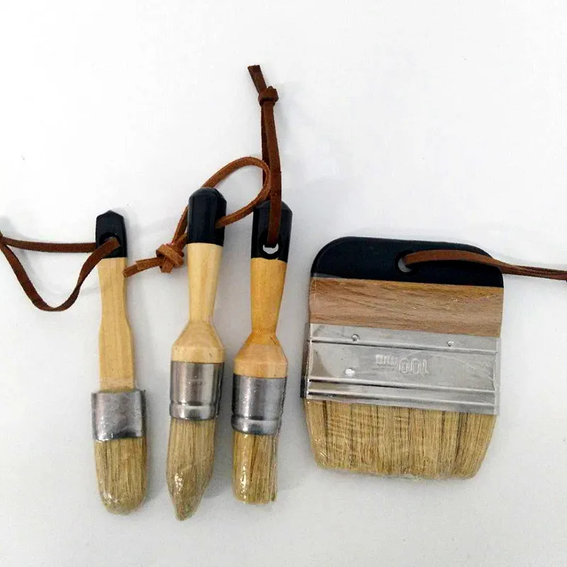 4PC Wooden Handle Chalk Paint Pointed Brush Bristle Chalk Oil Painting Wax Brush Artist Art Supplies Hand tool set free shipping
4PC Wooden Handle Chalk Paint Pointed Brush Bristle Chalk Oil Painting Wax Brush Artist Art Supplies Hand tool set free shipping