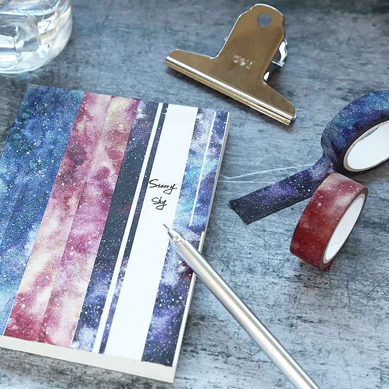 8 pcs Starry sky space washi tape Galaxy stars masking tapes Decoration stickers scrapbooking ablum frame diary Stationery DJ013
8 pcs Starry sky space washi tape Galaxy stars masking tapes Decoration stickers scrapbooking ablum frame diary Stationery DJ013