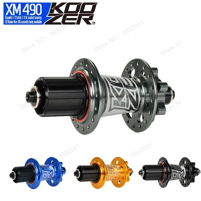 New Koozer XM490 Hubs Sealed 4 Bearing MTB Mountain Bike Hub Rear Hub 10*135mm QR 12*142mm Thru 32 Holes Disc Brake Bicycle Hub
New Koozer XM490 Hubs Sealed 4 Bearing MTB Mountain Bike Hub Rear Hub 10*135mm QR 12*142mm Thru 32 Holes Disc Brake Bicycle Hub