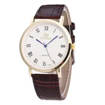 Fashion Men's Quartz Imitation Leather Roman Digital Dial Scale Quartz Movement Round Watch Analog Gift Men's Business Watch #F
Fashion Men's Quartz Imitation Leather Roman Digital Dial Scale Quartz Movement Round Watch Analog Gift Men's Business Watch #F