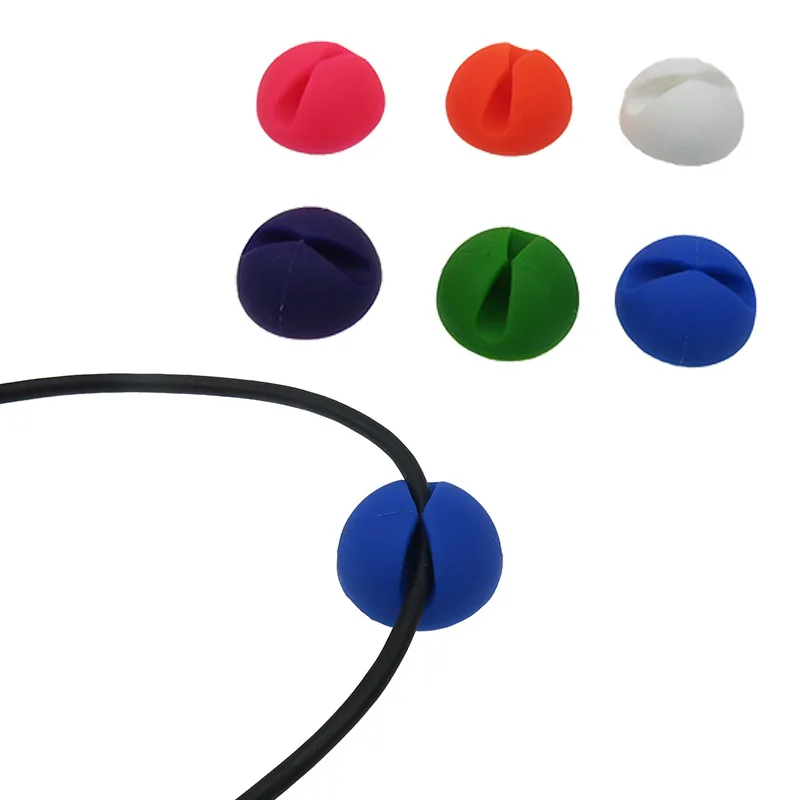 Round Cable Holder Protector Management Device Organizer Finishing Desktop Plug Silicone Wire Retention Clips Power Cord Winder
Round Cable Holder Protector Management Device Organizer Finishing Desktop Plug Silicone Wire Retention Clips Power Cord Winder