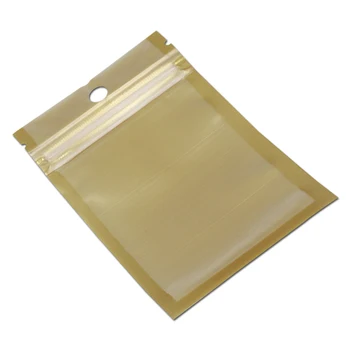 Wholesale 7.5*12cm Resealable Seal Valve Zipper Gold Clear Packing Bag Plastic Ziplock Storage Pouch Polybag With Hang Hole
Wholesale 7.5*12cm Resealable Seal Valve Zipper Gold Clear Packing Bag Plastic Ziplock Storage Pouch Polybag With Hang Hole