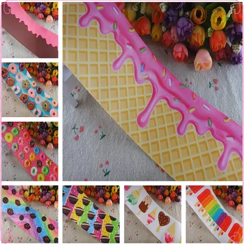 5 Yards/lot 3"75 mm Ribbon For Cake Ice Cream Printed Grosgrain Handmade Cartoon Ribbons 100% Polyester Webbing Bandage 18051702
5 Yards/lot 3"75 mm Ribbon For Cake Ice Cream Printed Grosgrain Handmade Cartoon Ribbons 100% Polyester Webbing Bandage 18051702