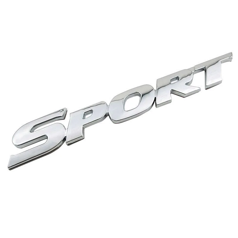 3D пластик хром логотип автомобиля Наклейка Спортивная эмблема значок дверь