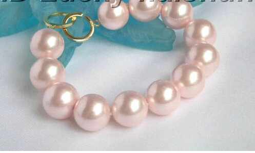 Genuine 16mm 8" round pink sea shell pearls bracelet filled gold j2525@^Noble style Natural Fine jewe SHIPPING 6.2 6.02
Genuine 16mm 8" round pink sea shell pearls bracelet filled gold j2525@^Noble style Natural Fine jewe SHIPPING 6.2 6.02
