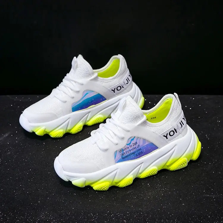 2019 New Sneakers Women Breathable Air Mesh Pink Green Platform Shoes Ladies Summer Casual Knitting Flats Shoes Chunky Platform
2019 New Sneakers Women Breathable Air Mesh Pink Green Platform Shoes Ladies Summer Casual Knitting Flats Shoes Chunky Platform