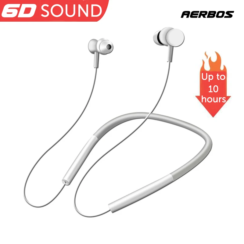 AERBOS Sport Bluetooth Headphone Wireless Neckband Headset with Mic 10 Hours play time for Running Noise Cancelling Earphone
AERBOS Sport Bluetooth Headphone Wireless Neckband Headset with Mic 10 Hours play time for Running Noise Cancelling Earphone