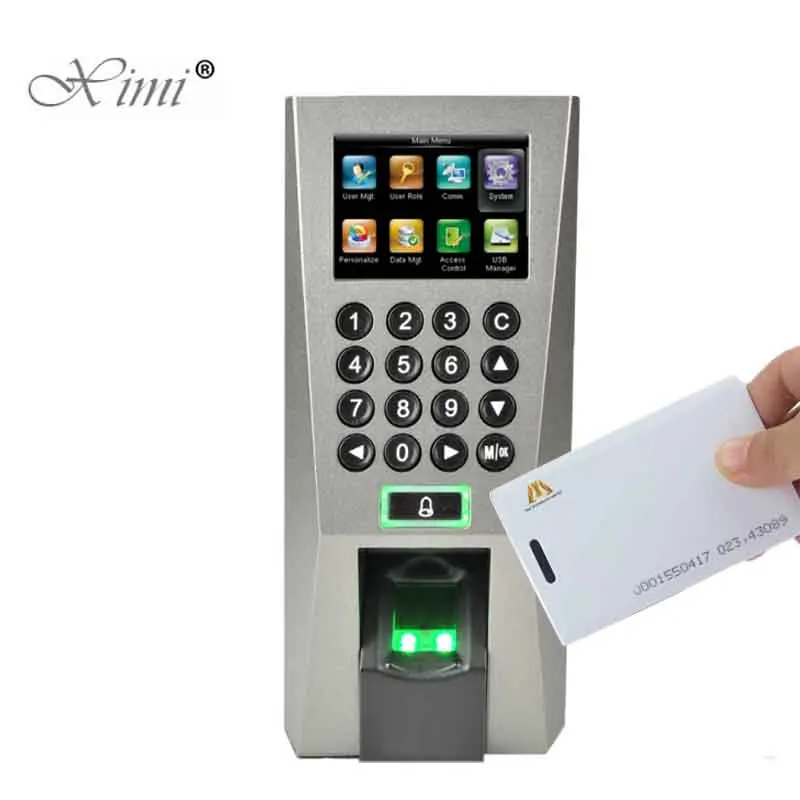 

ZK F18 Biometric Fingerprint And RFID Card Access Control System With Keypad TCP/IP Door Access Controller And Time Attendance