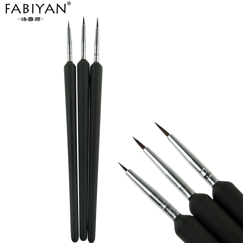 3pcs Tiny Tips Painting Liner Drawing Design Flower Pen Brush Wood Acrylic Gel UV Polish DIY Salon Nail Art Manicure Tools Set
3pcs Tiny Tips Painting Liner Drawing Design Flower Pen Brush Wood Acrylic Gel UV Polish DIY Salon Nail Art Manicure Tools Set