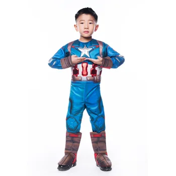 M-XL Fantasia Boys Kids Movie anime Captain America Cosplay Disfraces anime cosplay Halloween Costumes for Children
M-XL Fantasia Boys Kids Movie anime Captain America Cosplay Disfraces anime cosplay Halloween Costumes for Children