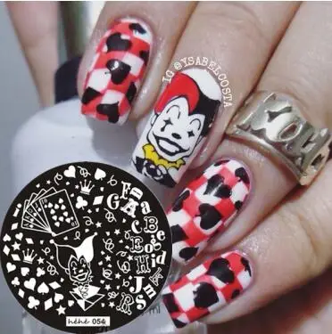 #054 Round Nail Art Stamp Stamping Plates Template Crown Clown Letter Poker Pavilion Nail Art Stamp Template Image Plate hehe054
#054 Round Nail Art Stamp Stamping Plates Template Crown Clown Letter Poker Pavilion Nail Art Stamp Template Image Plate hehe054