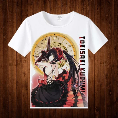 Fashion Date A Live T shirt Tokisaki Kurumi Cosplay T Shirt Fashion Anime t shirts free shipping
Fashion Date A Live T shirt Tokisaki Kurumi Cosplay T Shirt Fashion Anime t shirts free shipping