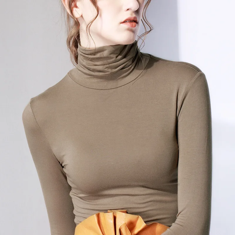 womens top Modal short sleeve Turleneck-neck tshirt women all match tee black orange white t shirt women bts-1
womens top Modal short sleeve Turleneck-neck tshirt women all match tee black orange white t shirt women bts-1