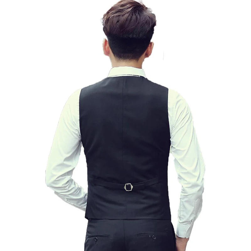 Vest solid color Slim overalls suit business wear youth men's vest free shipping
Vest solid color Slim overalls suit business wear youth men's vest free shipping