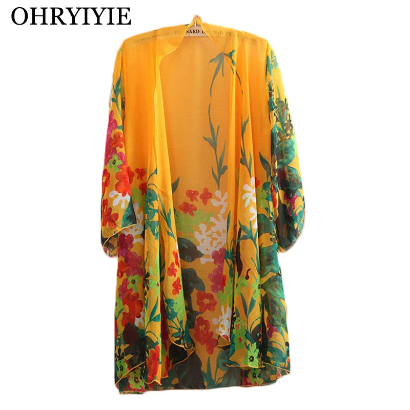 OHRYIYIE Plus Size 4XL Vintage Cardigan Sweater Poncho Women 2019 Summer Long Loose Chiffen Cardigans Ladies Outwear Pull Femme
OHRYIYIE Plus Size 4XL Vintage Cardigan Sweater Poncho Women 2019 Summer Long Loose Chiffen Cardigans Ladies Outwear Pull Femme